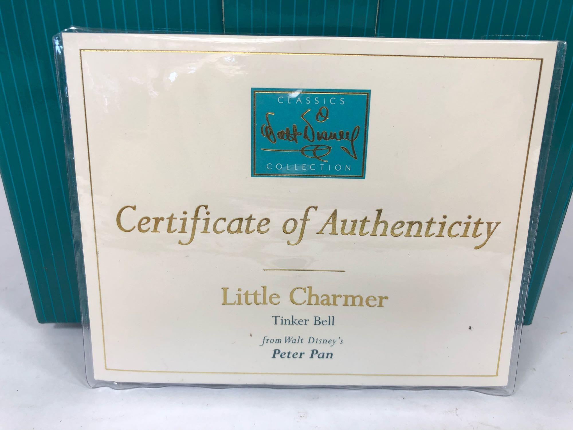 Peter Pan Little Charmer Tinkerbell w/ CoA 2001 Walt Disney Classics Collections