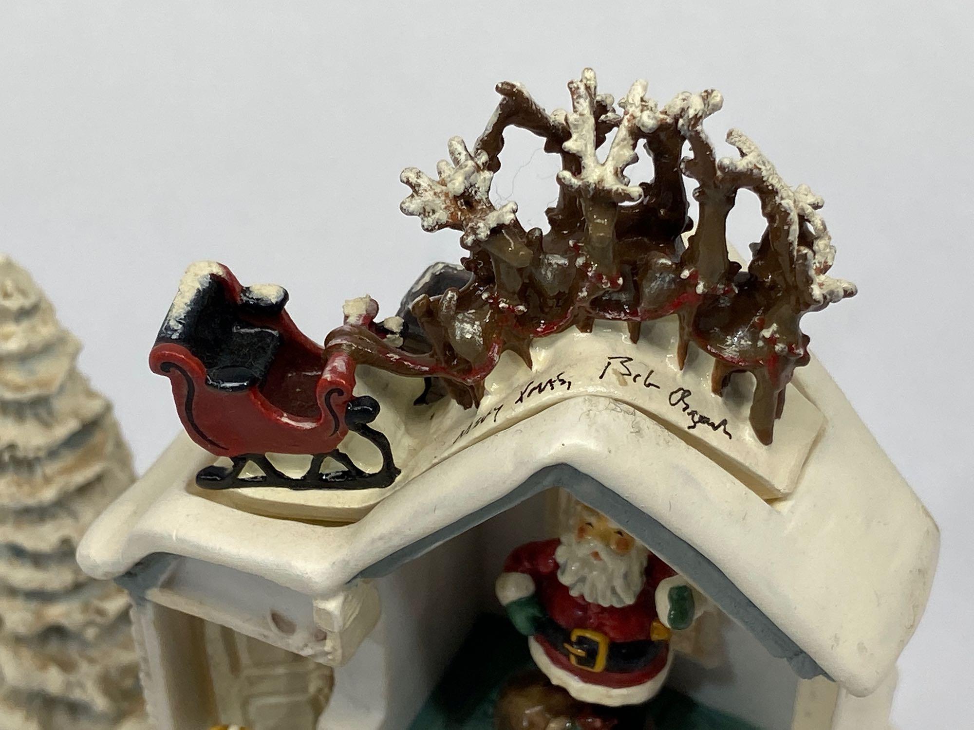 Set of 7 Signed Goebel Christmas Miniatures by Olszewski