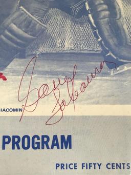 1972 NHL Souvenir Program 2 Units 1 Signed