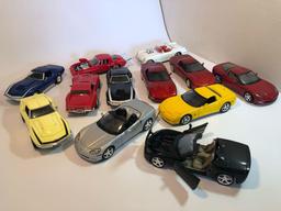 Hot Wheels Corvettes 1:18 12 Units