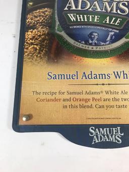 Samuel Adams White Ale Beer Sign