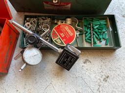 Lot of Tools, Tooling, Toolboxes, Gauges, Drill Bits, etc