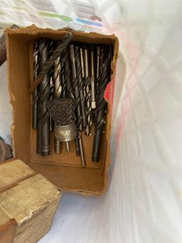 Lot of Tools, Tooling, Toolboxes, Gauges, Drill Bits, etc