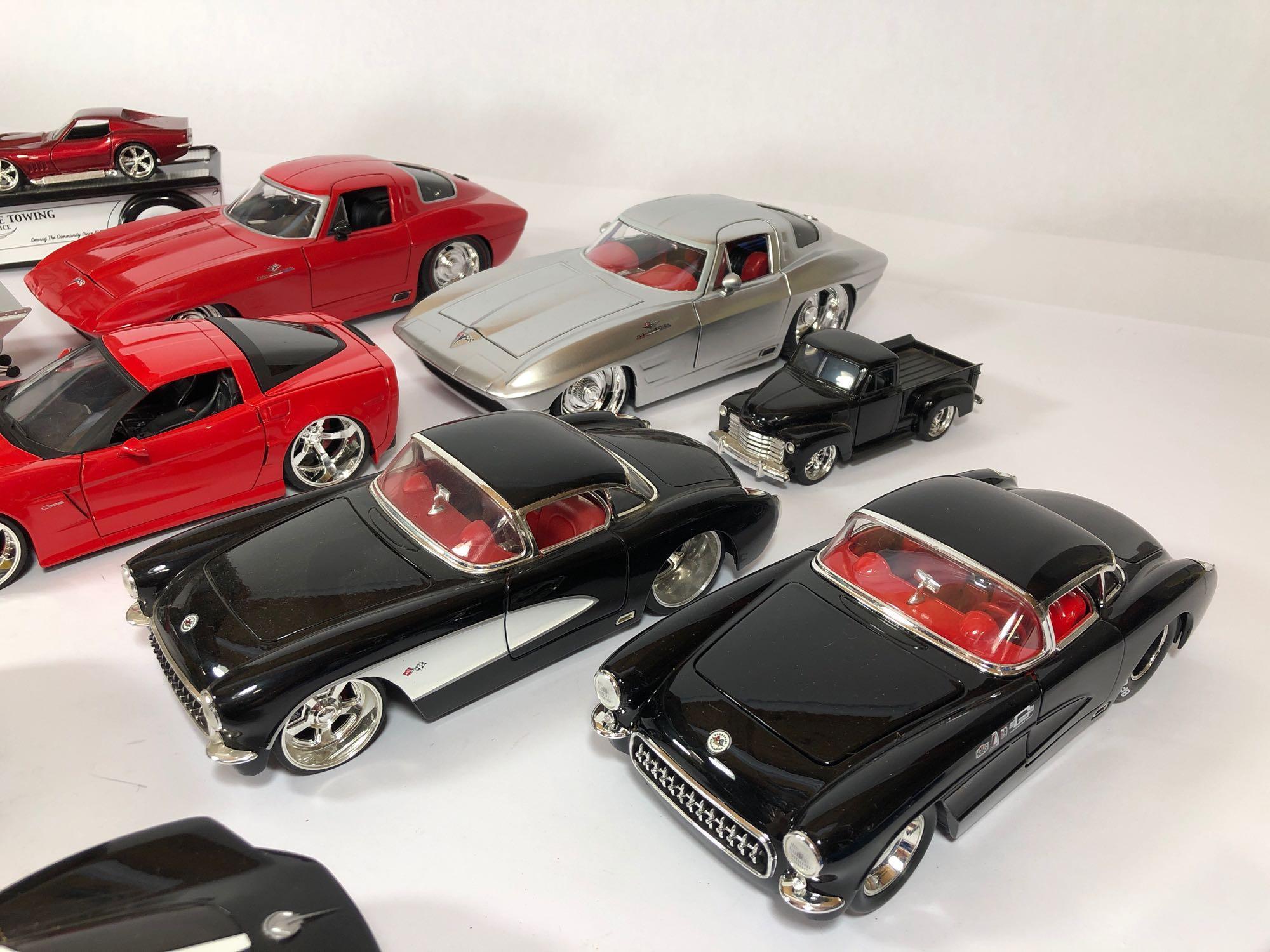 Jada Toy Car Collection Mostly Corvettes