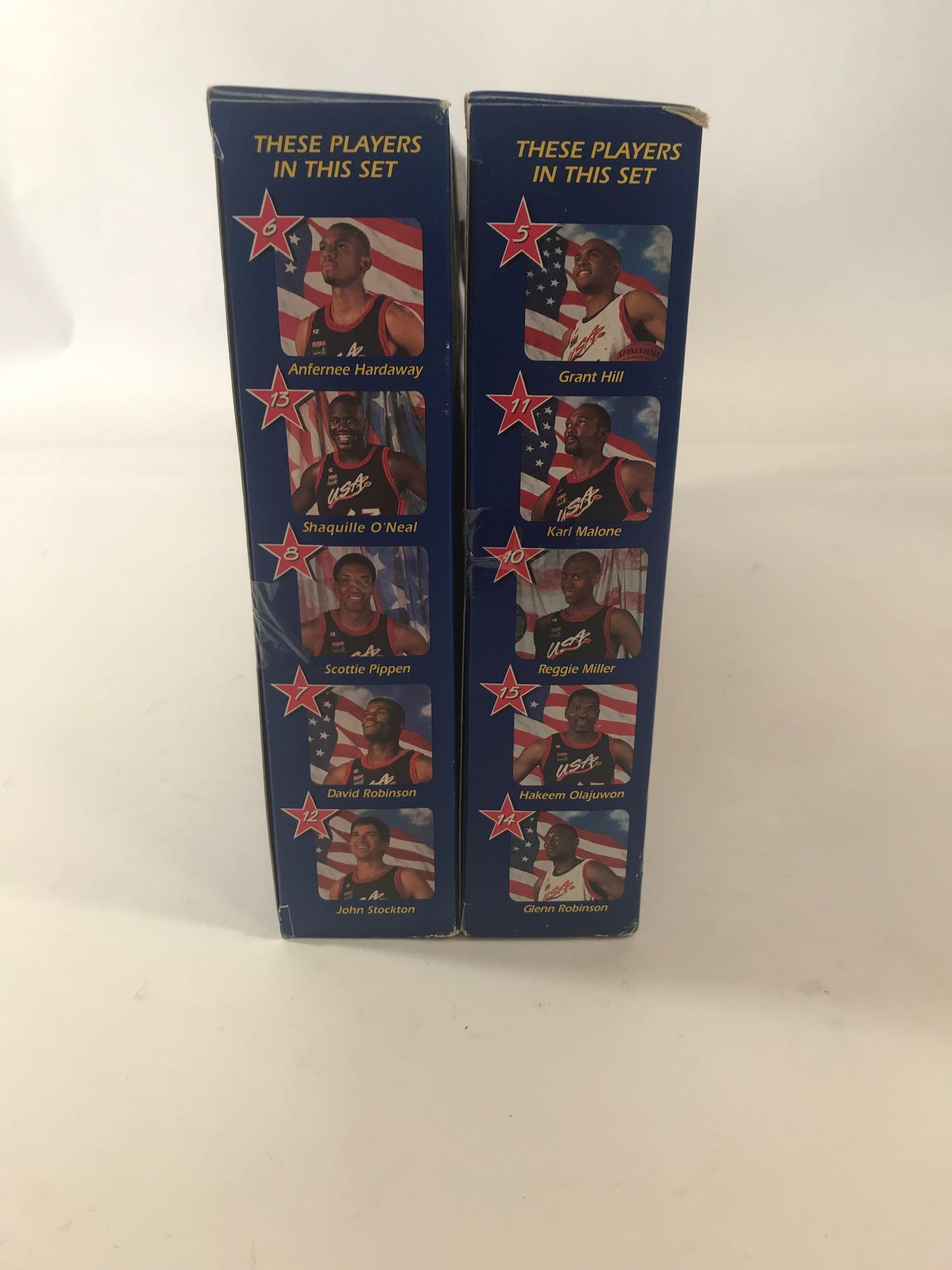 1996 Team USA Basketball Starting Lineup Both Sets