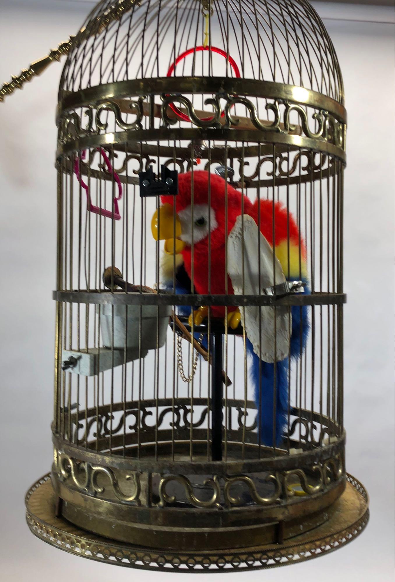 Hugh Hefner Playboy Mansion Brass Bird Cage