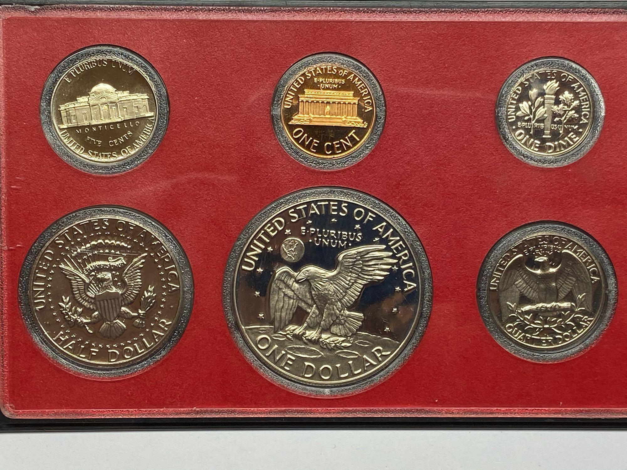 Collection of 14 United States Mint Proof Sets of Coins 1968-1992 in Original Packaging