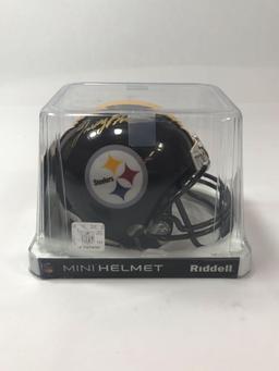 Terry Bradshaw Pittsburgh Steelers Signed Mini Helmet COA