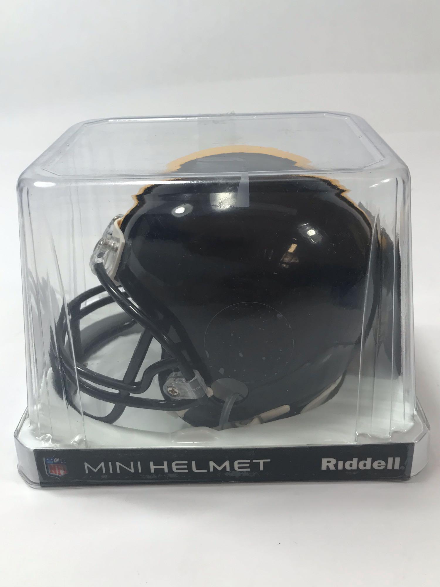 Terry Bradshaw Pittsburgh Steelers Signed Mini Helmet COA