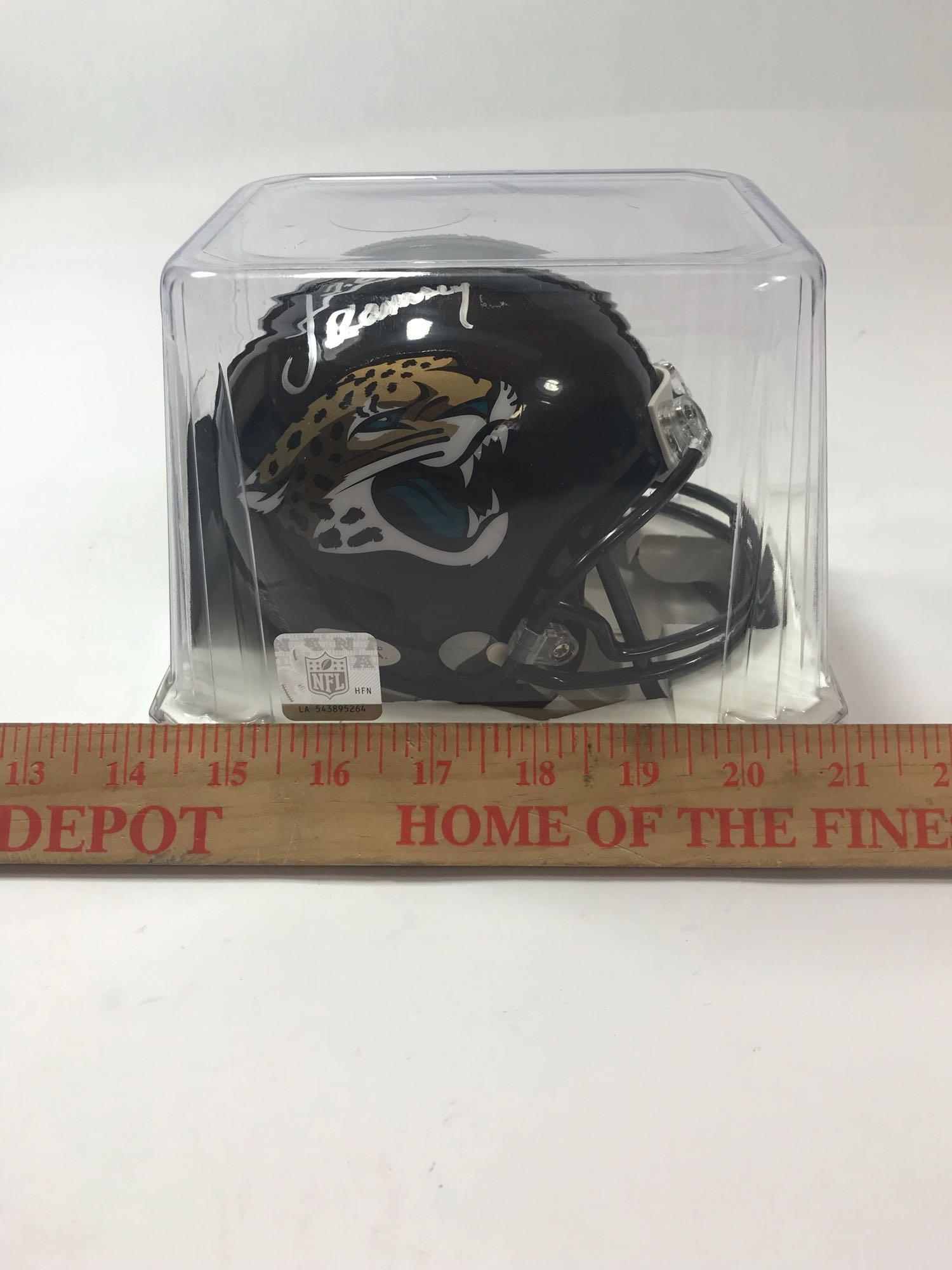 Jalen Ramsey Jacksonville Jaguars Signed Mini Helmet COA