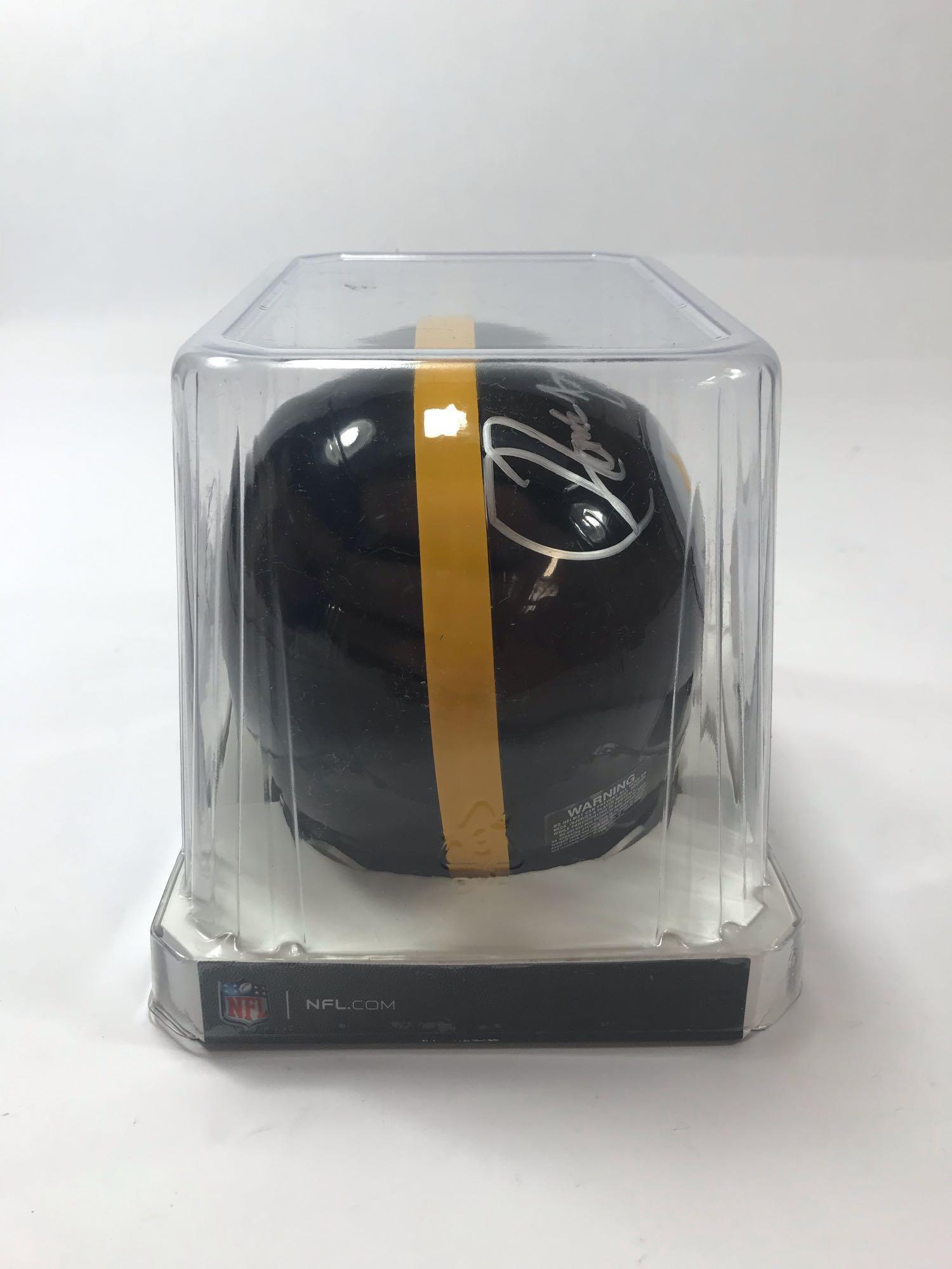 Jerome Bettis Pittsburgh Steelers Signed Mini Helmet COA