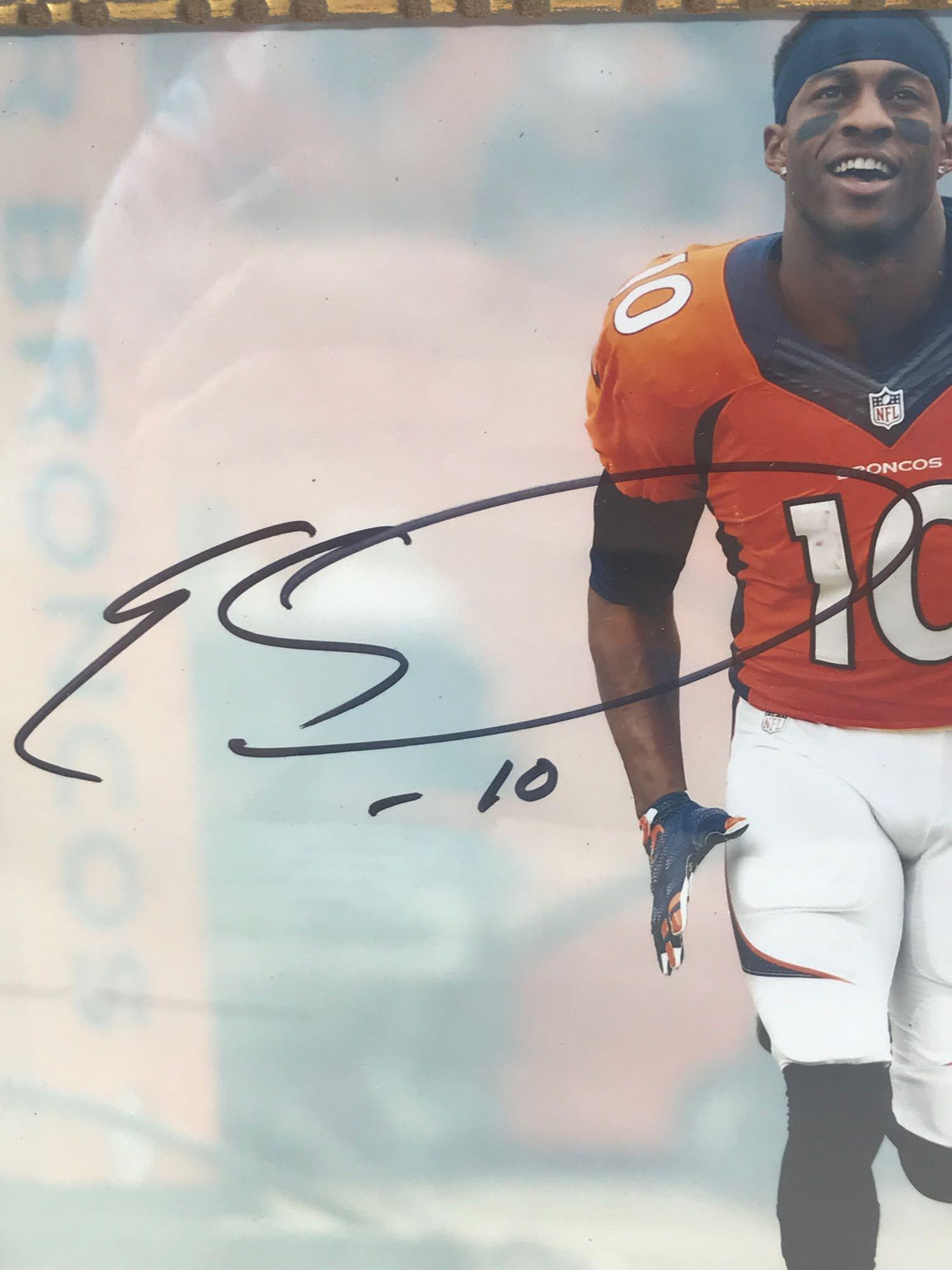 Emmanuel Sanders Signed Photo COA