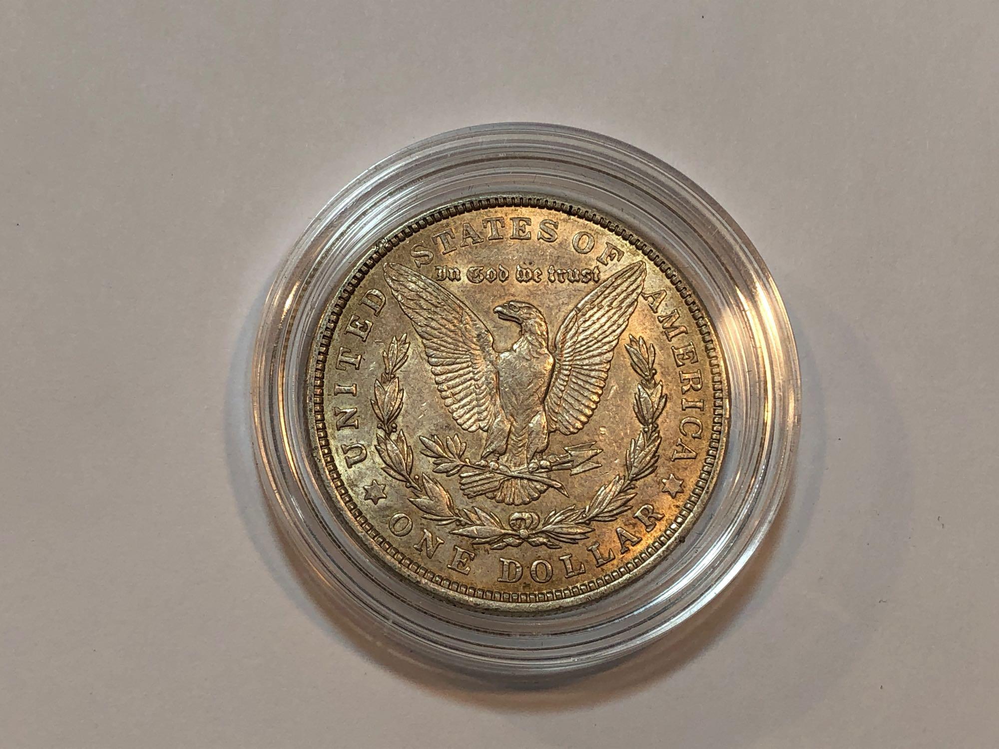 5 U.S. 1921 Morgan Silver Dollars