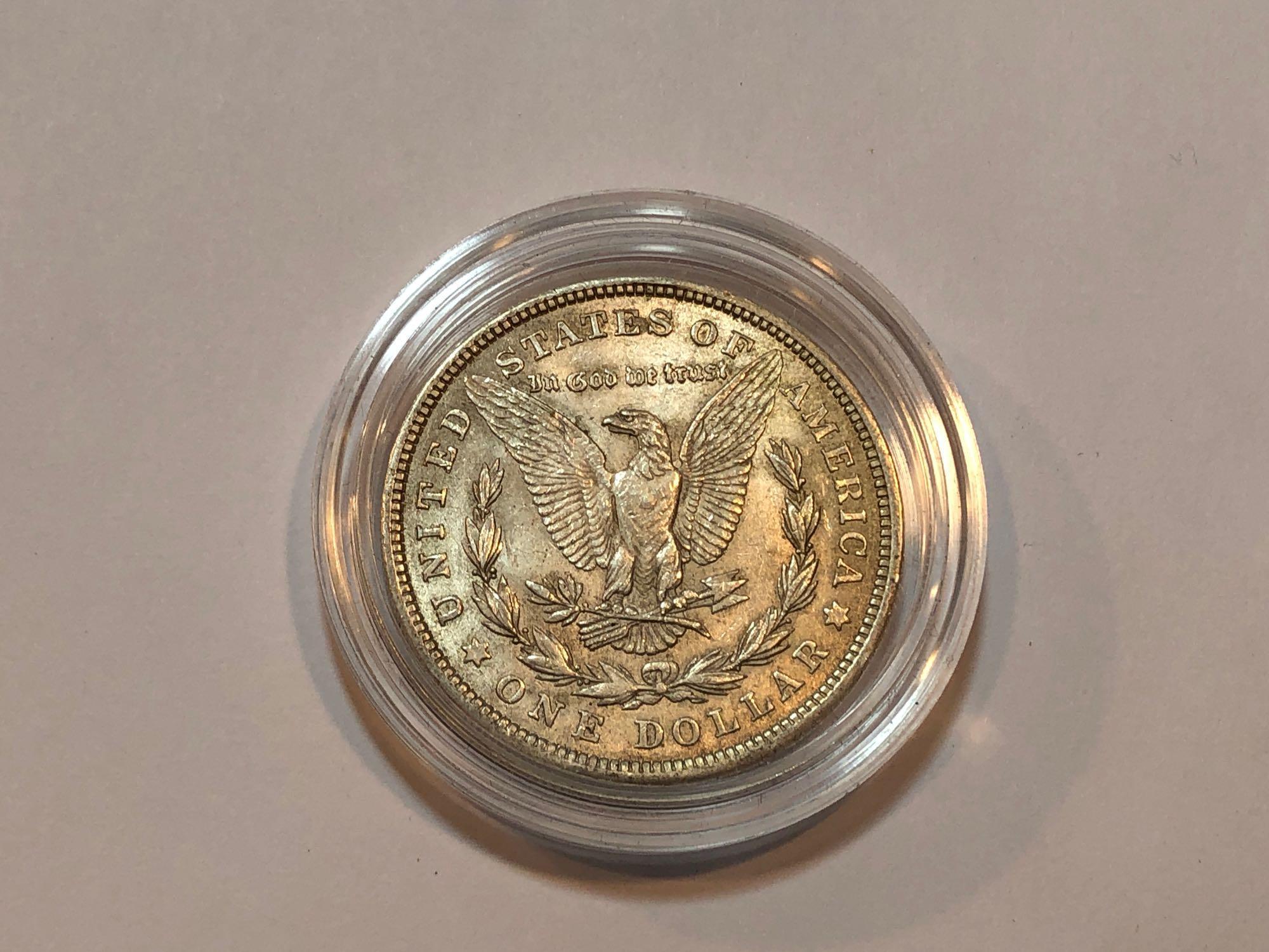 5 U.S. 1921 Morgan Silver Dollars