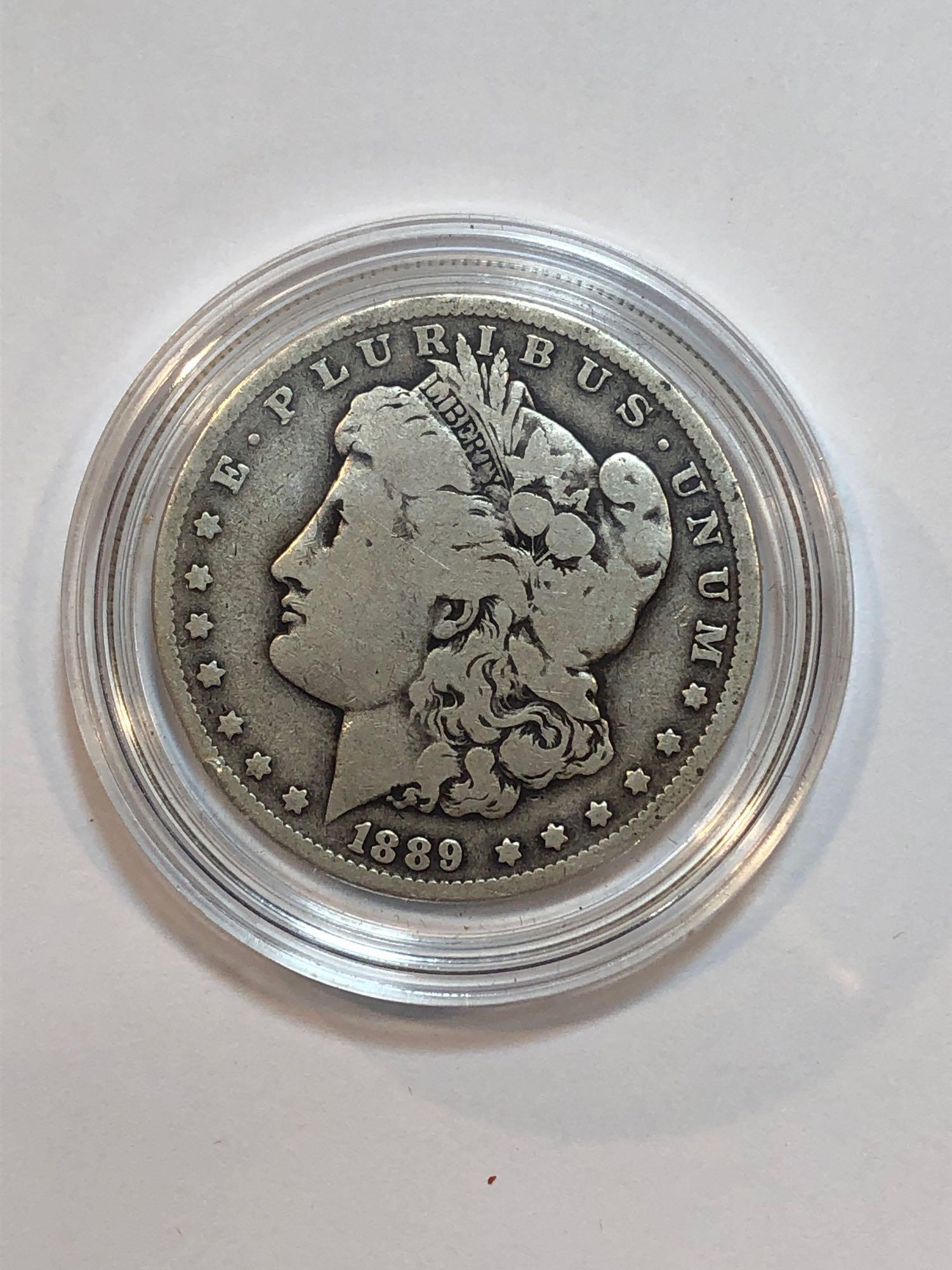 3 U.S. 1889 Morgan Silver Dollars