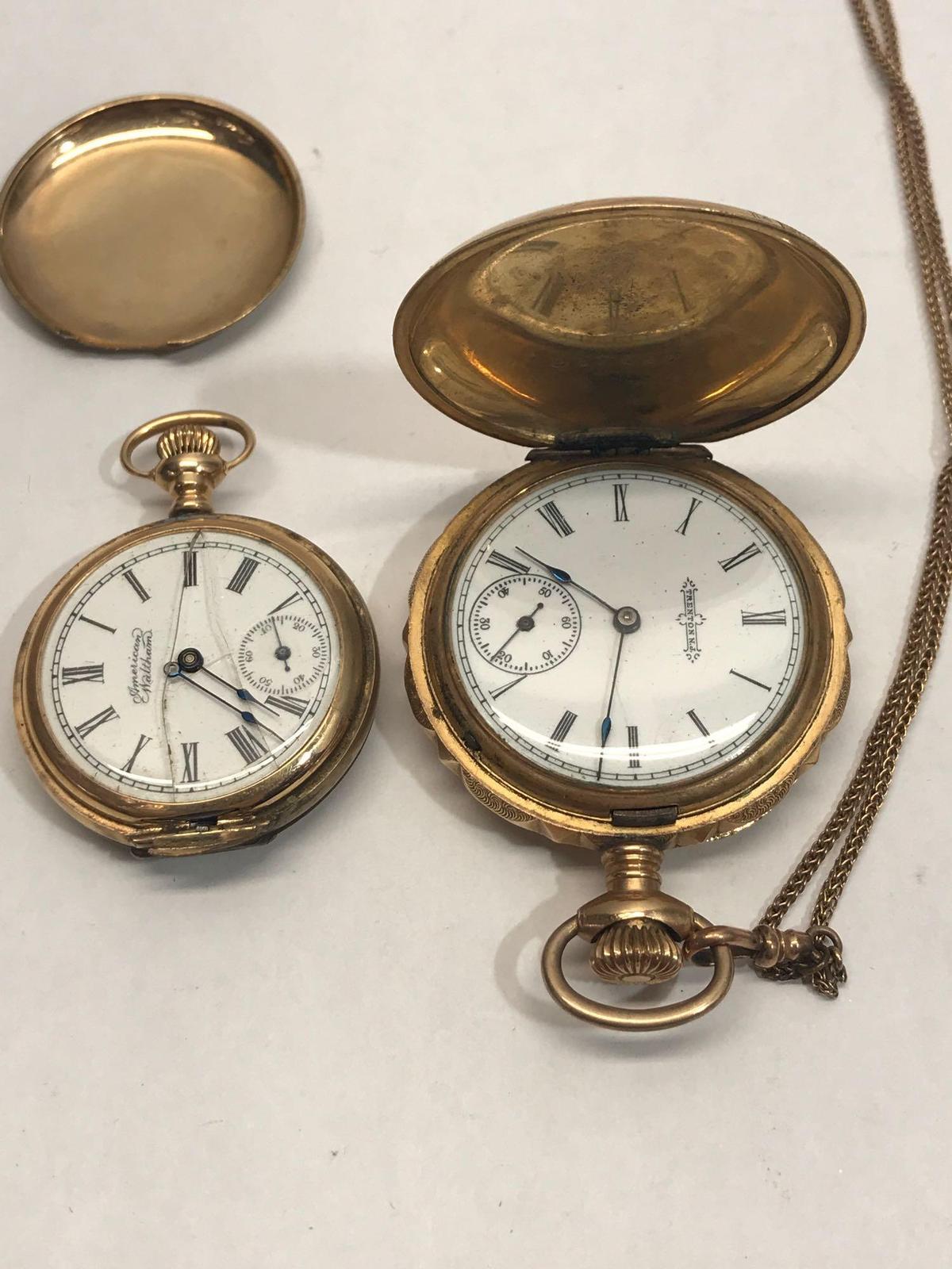 Pocket Watch Diamond Gold 2 Units