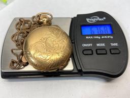 Pocket Watch Diamond Gold 2 Units