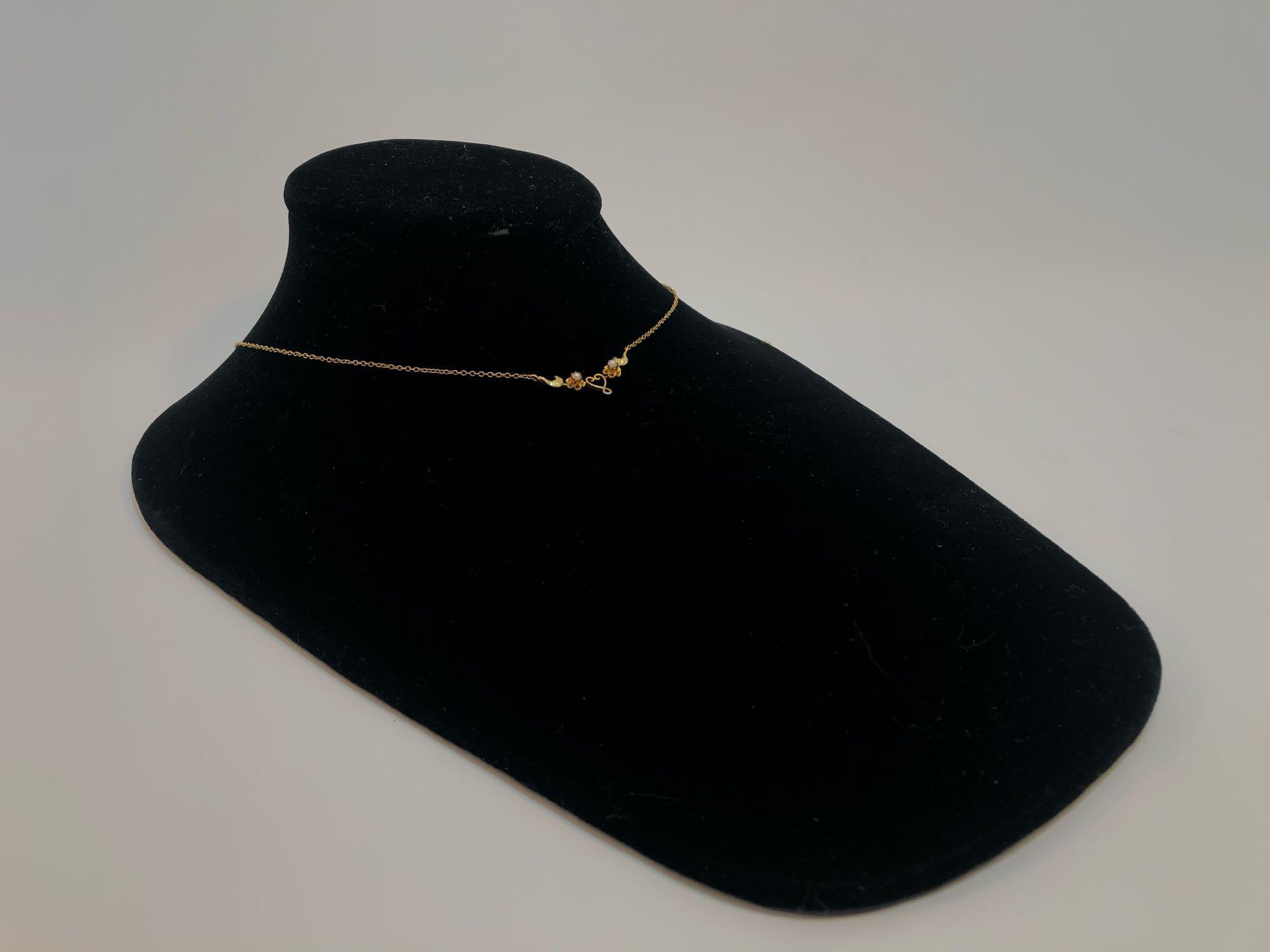 Vintage 10K Yellow Gold Chain Necklace