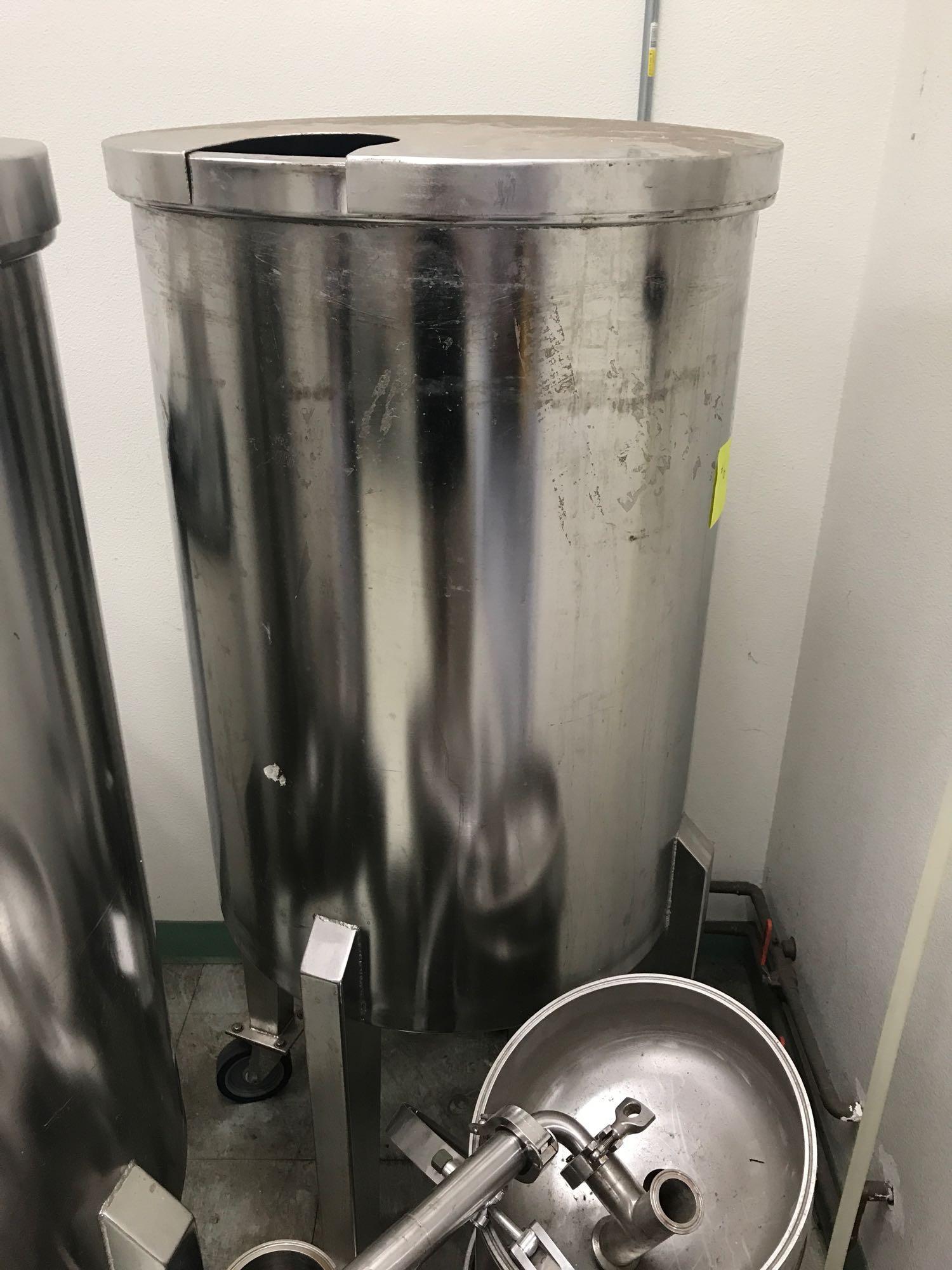 Stainless Steel Pots On Wheels 4 Units