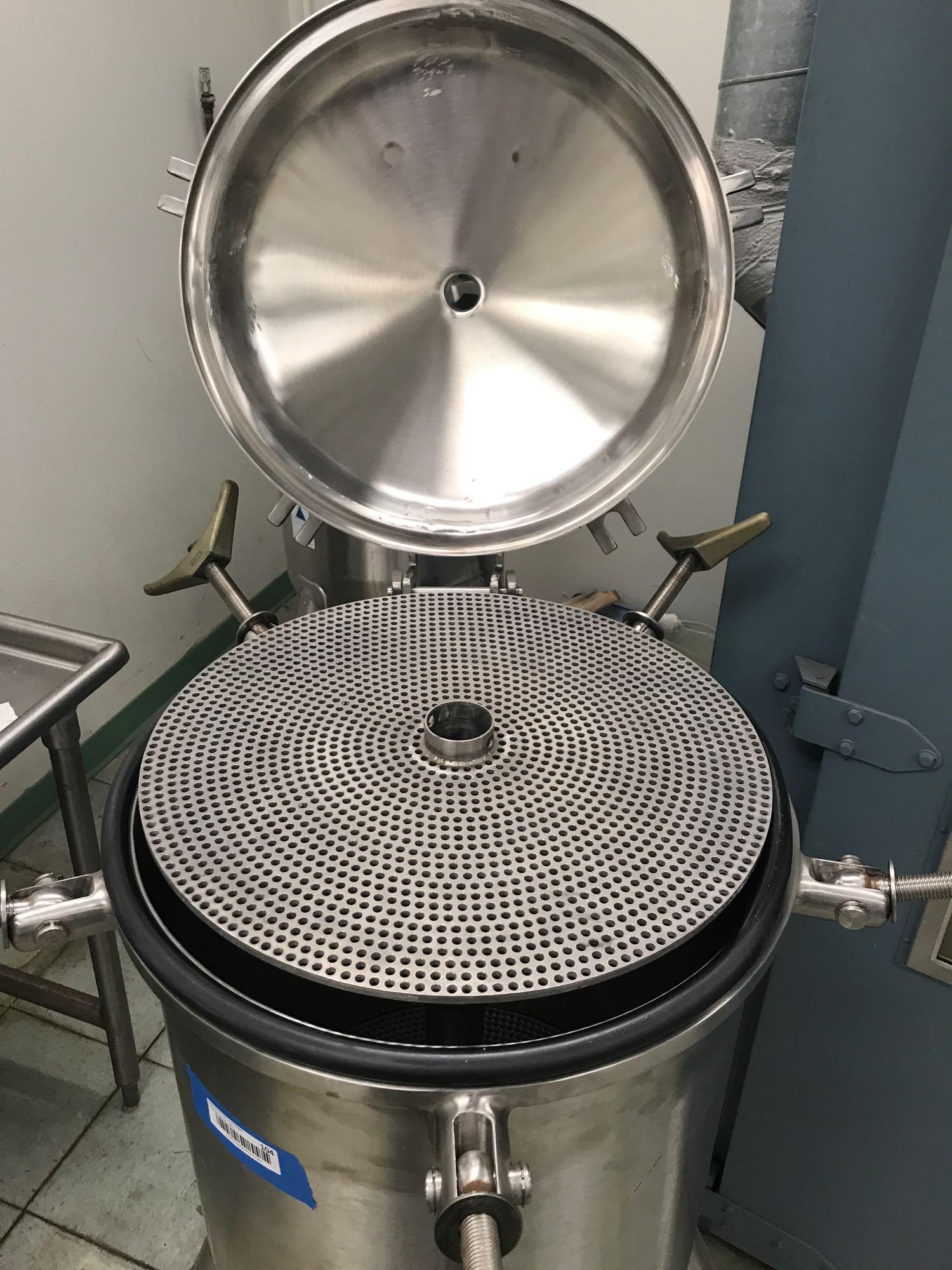 Stainless Steel Sanitizing Pressure Pots Wheels 2 Units