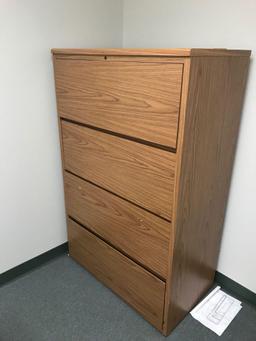 Entire Office Contents Desk Cabinet File Cabinet