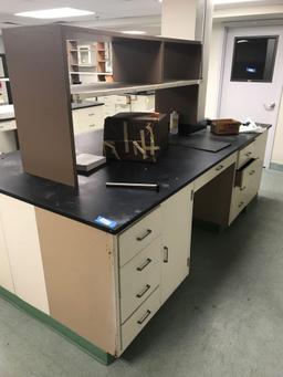 Large Double Sided Table Cabinets With Sink