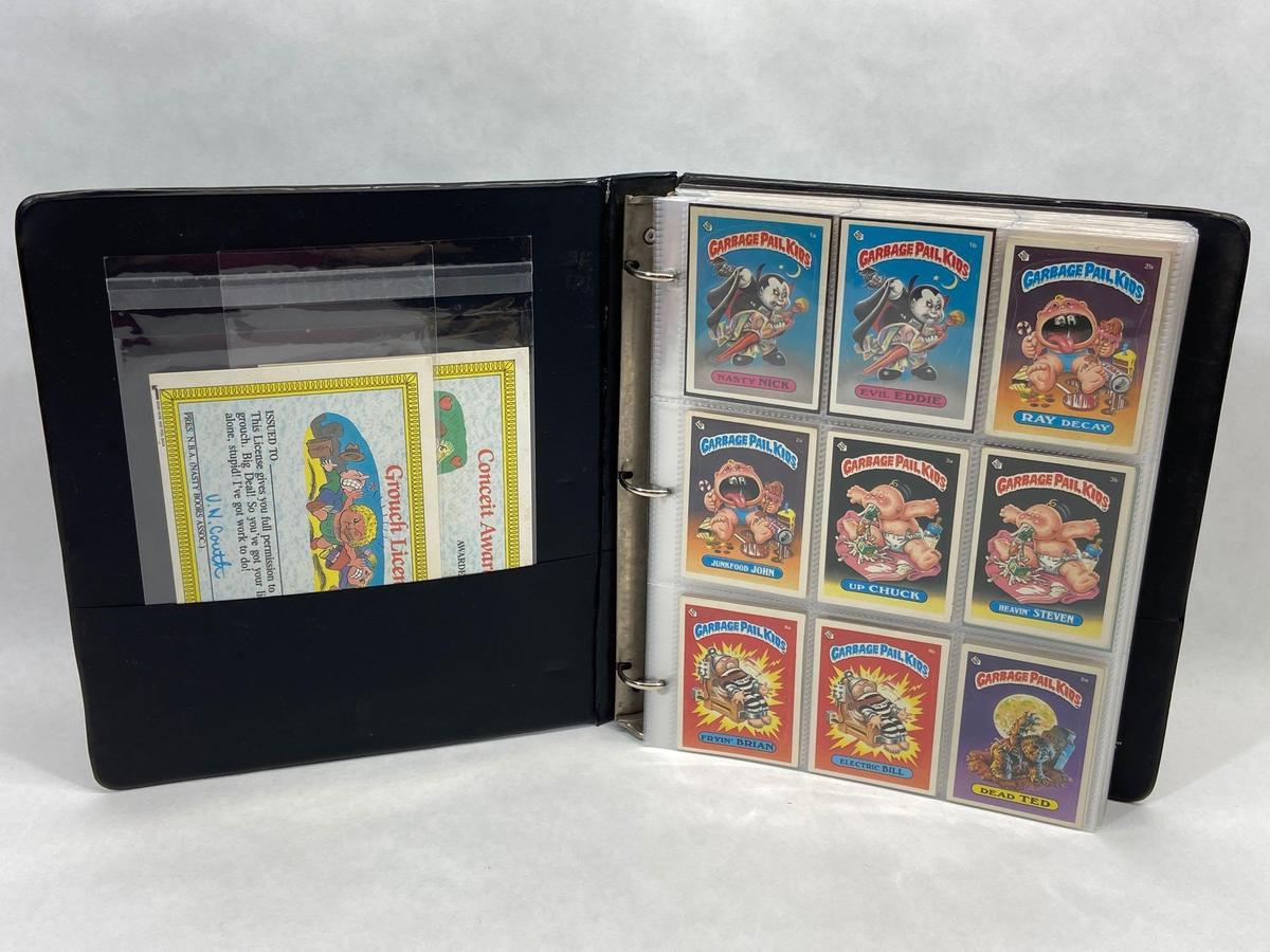 Binder of 180+ Garbage Pail Kid Cards