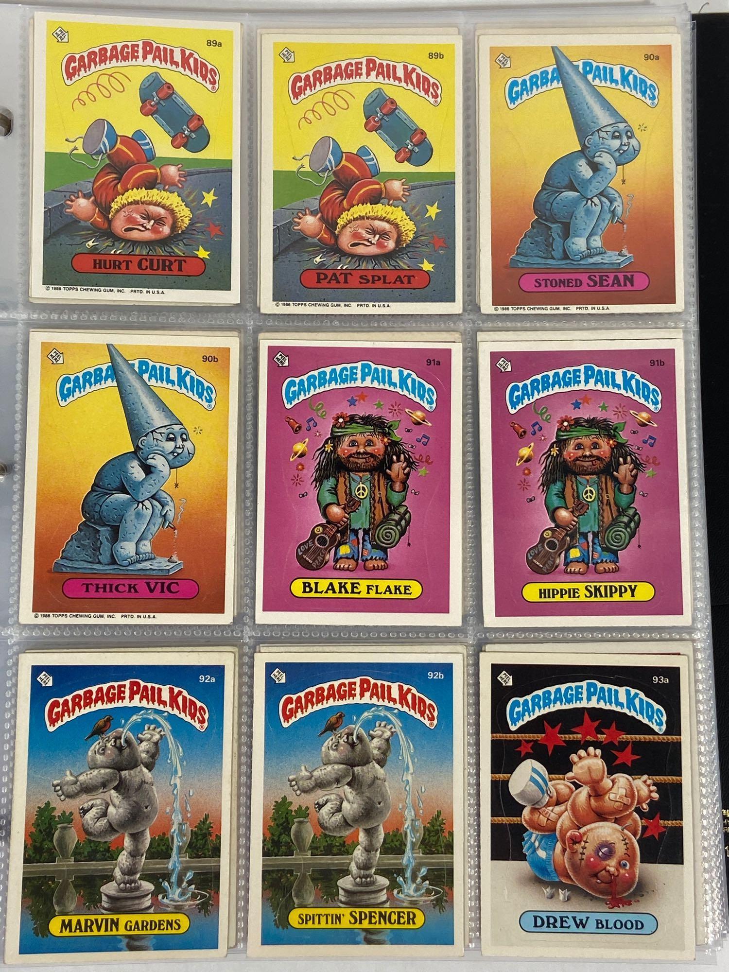 Binder of 180+ Garbage Pail Kid Cards