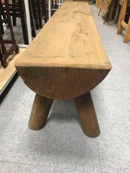 Solid Wood Bench