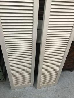 Pair of Wood Shutters