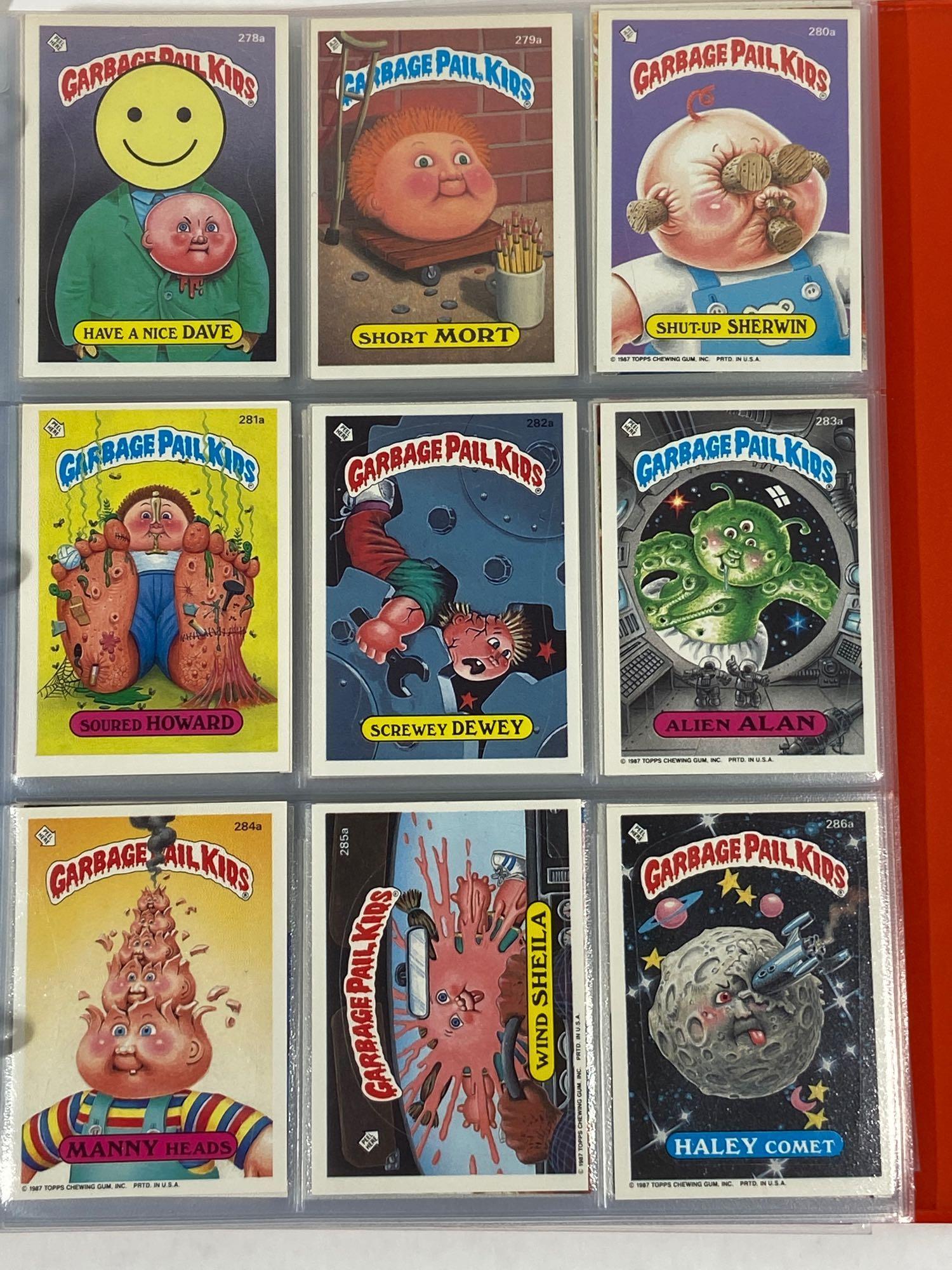 Binder of 270+ Garbage Pail Kid Cards