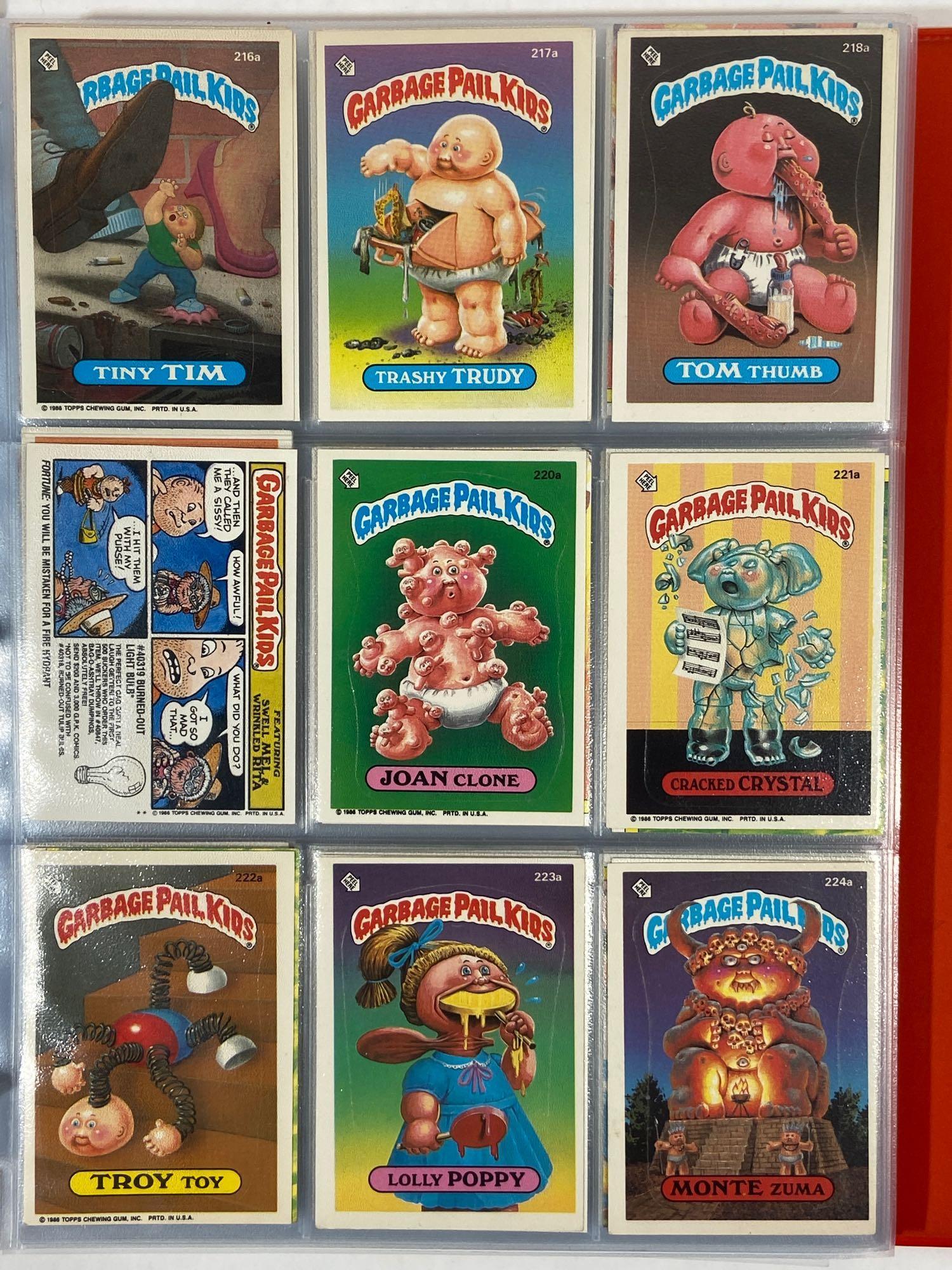 Binder of 270+ Garbage Pail Kid Cards