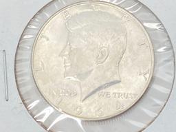 1964 Kennedy Silver Half Dollars, 5 Units