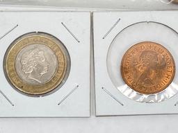 British Empire coins, Canada, UK, Australia, etc.