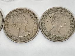 British Empire coins, Canada, UK, Australia, etc.