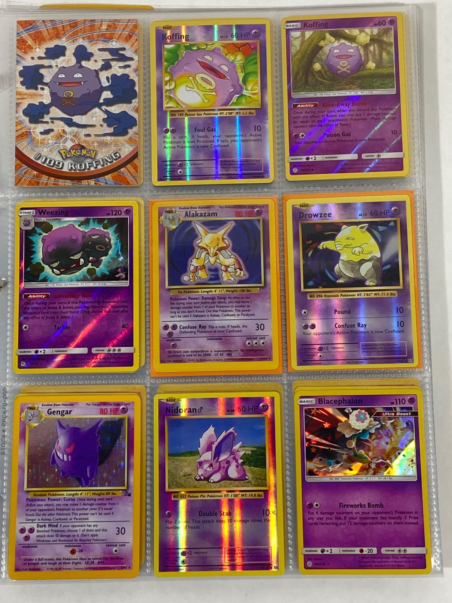 240+ Pokemon Trading Cards, almost all are Holographic Foil