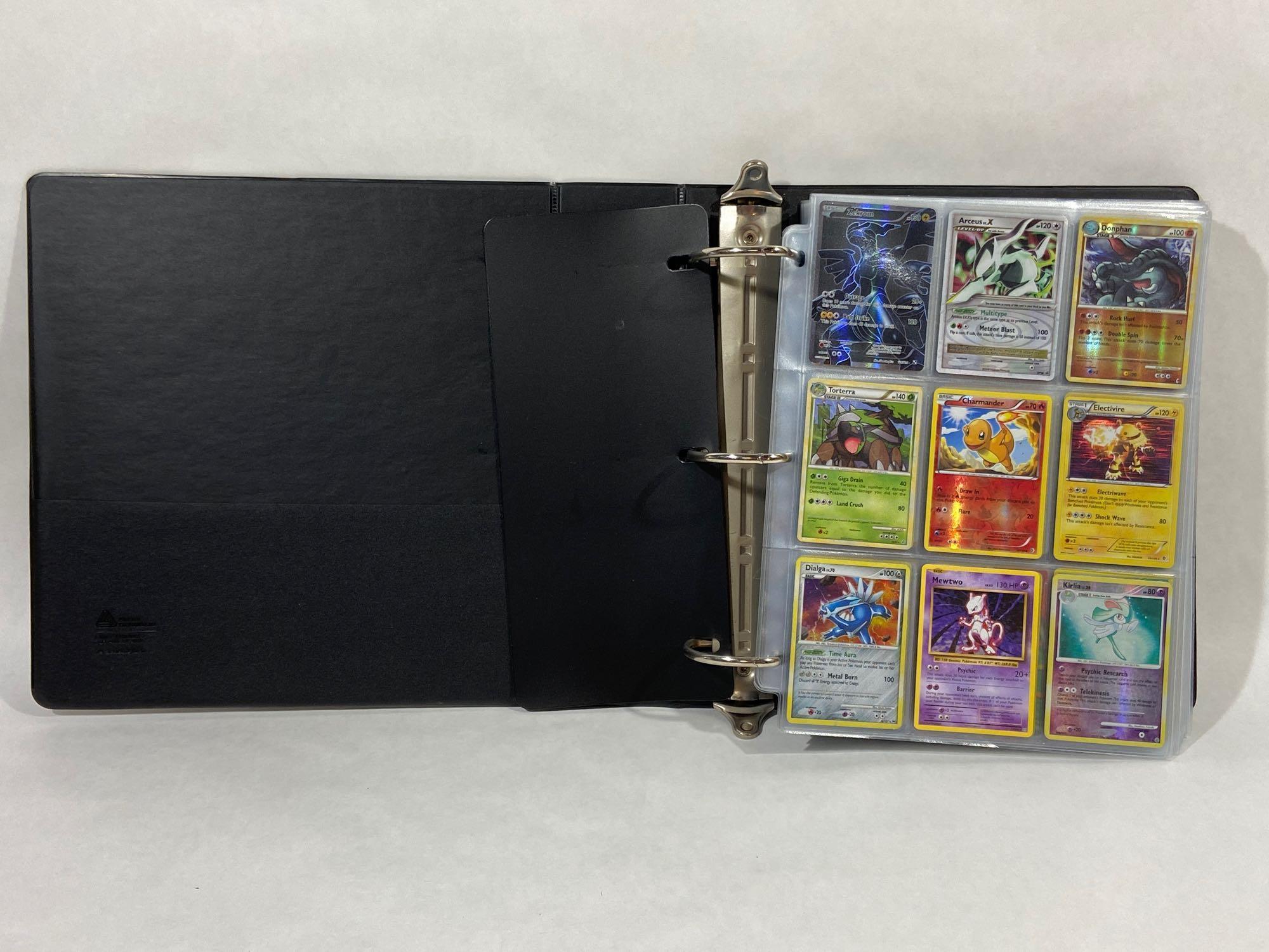 Binder of 490+ Pokemon Trading Cards, Including many 1st edditions