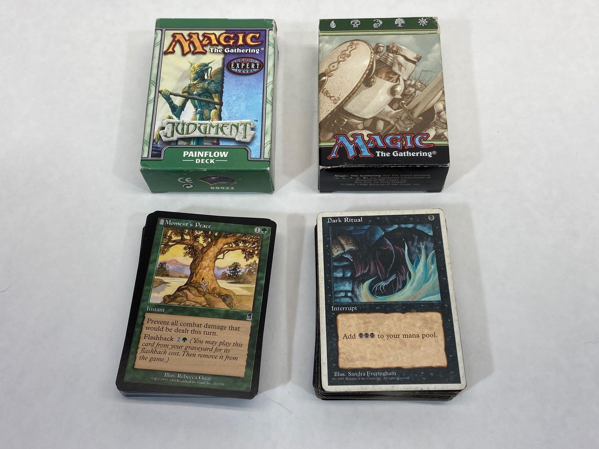 2 Decks of MTG Magic the Gathering Trading Cards