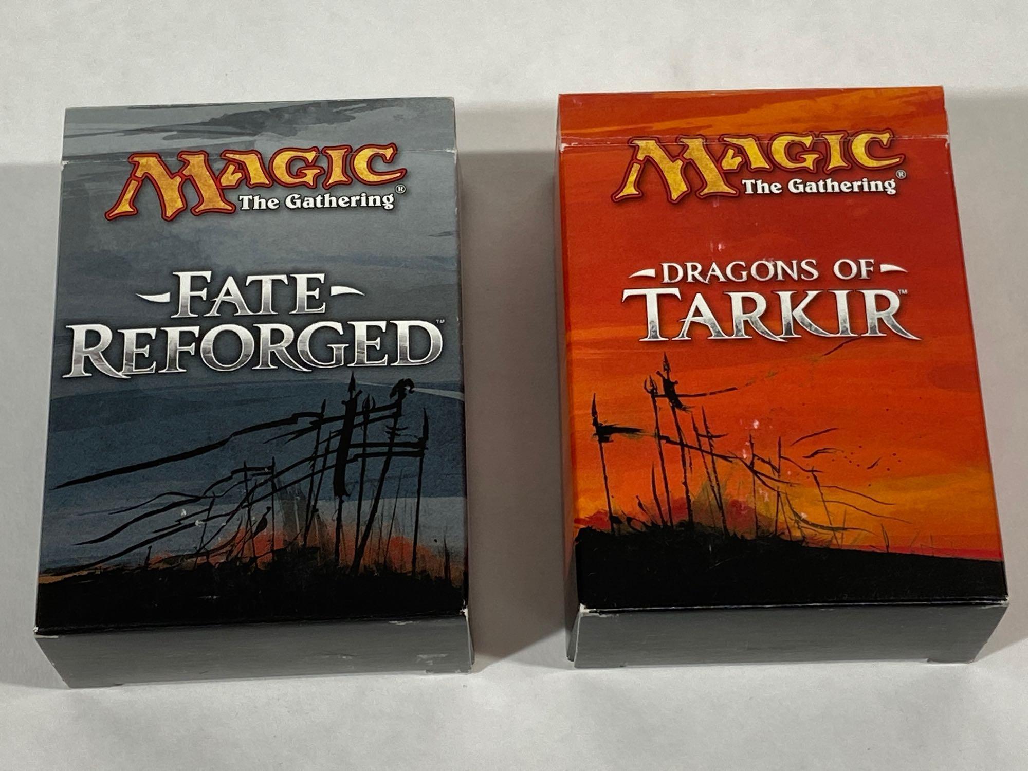 2 Decks of MTG Magic the Gathering Trading Cards