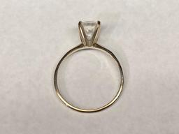 14K White Gold Ring, Size 9 1/2