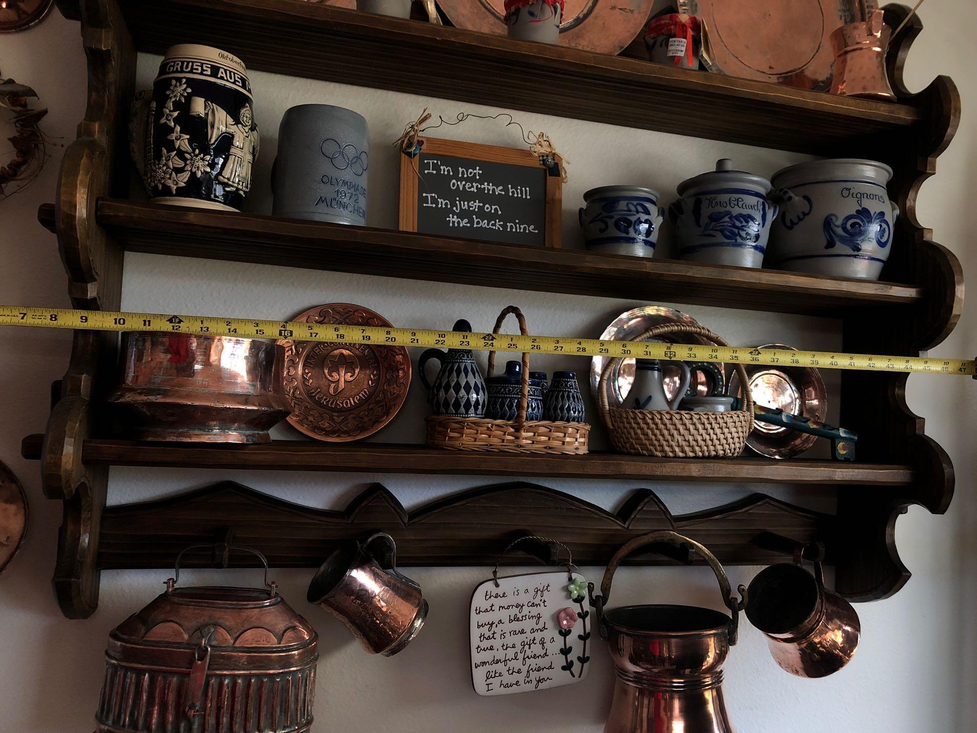 Copper Wall Display