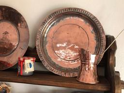 Copper Wall Display