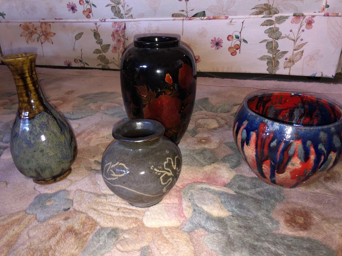 Japanese & French Vases