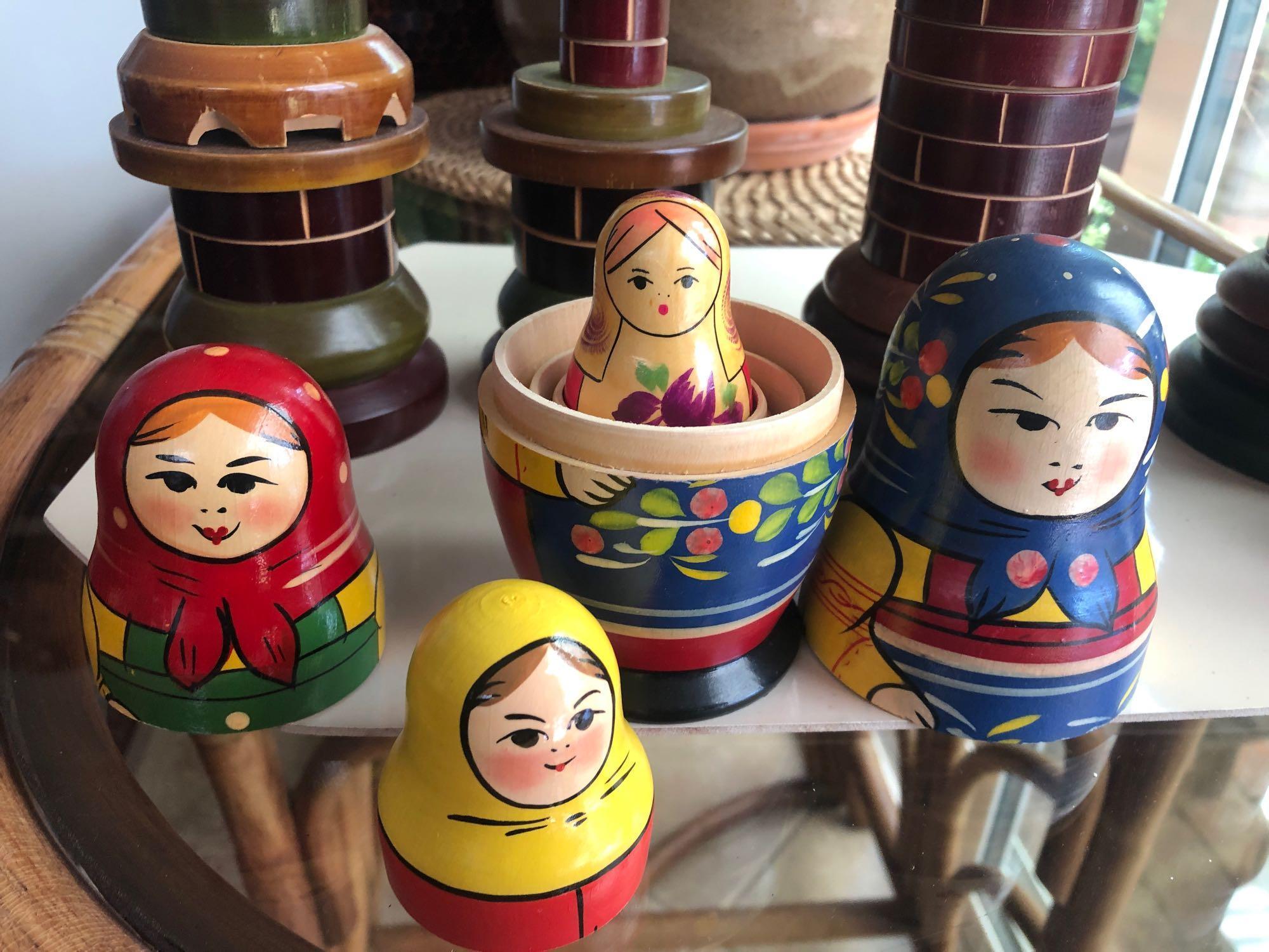 Russian Toys, Kremlin Towers, Nesting Dolls