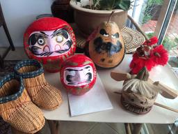 Asian Toys, Daruma, Rattler, Figurines