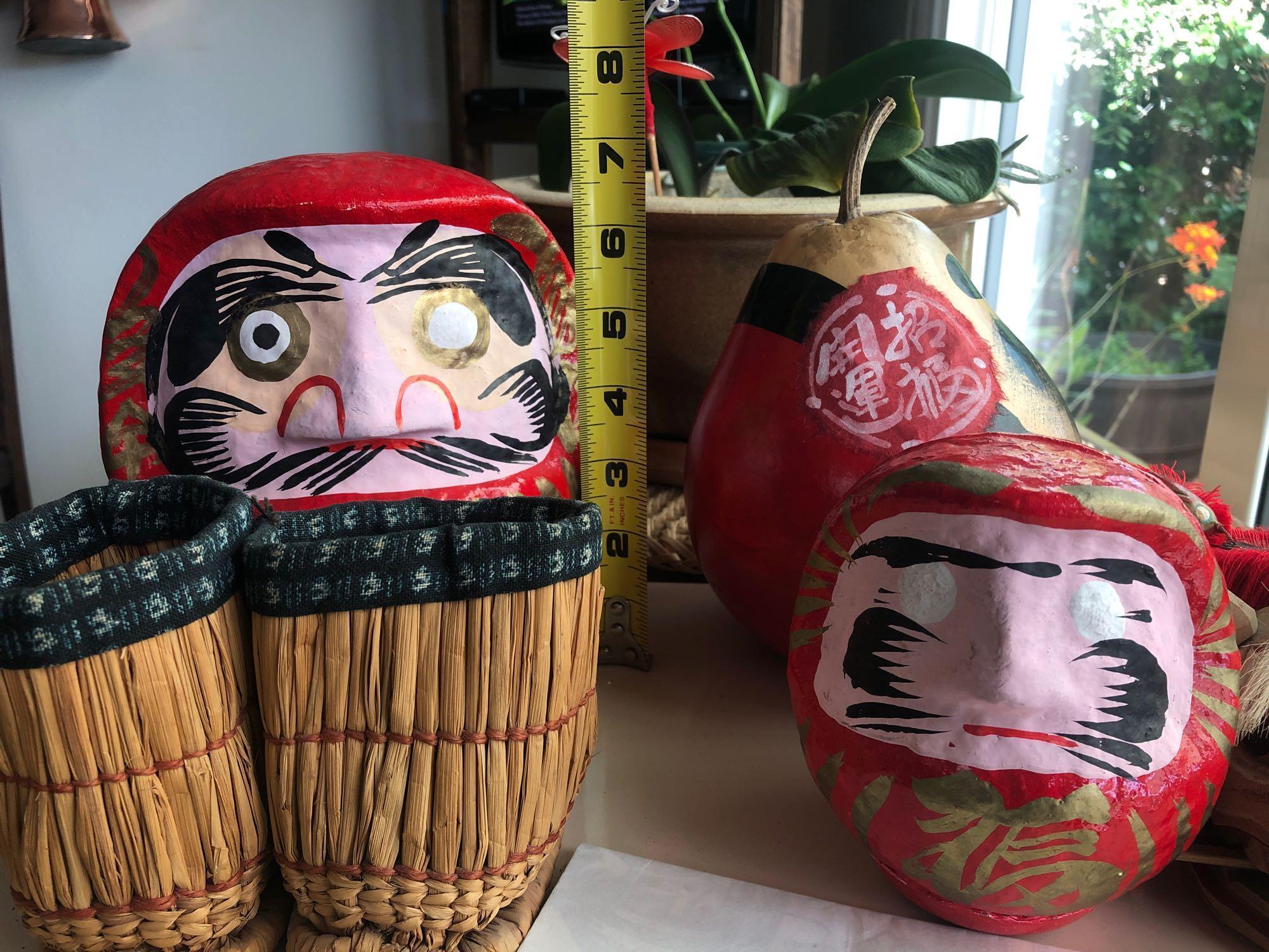 Asian Toys, Daruma, Rattler, Figurines