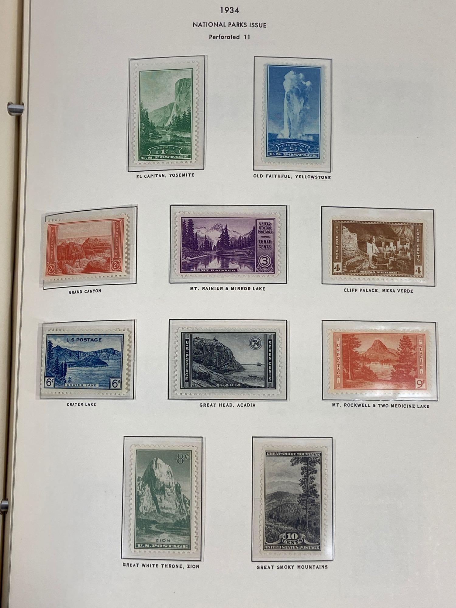 Album of Antique & Vintage United States Postage Stamps & Stamp Sheets