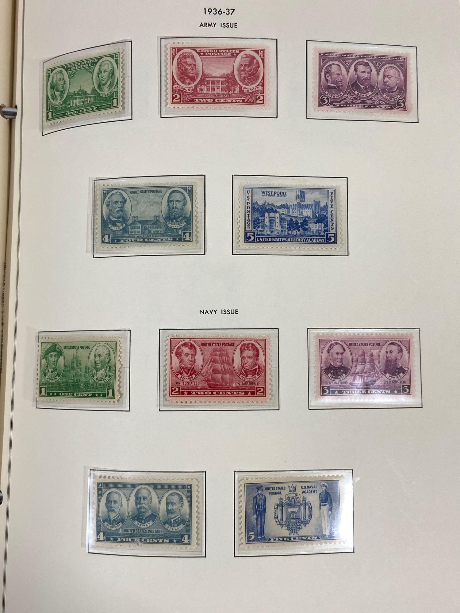 Album of Antique & Vintage United States Postage Stamps & Stamp Sheets