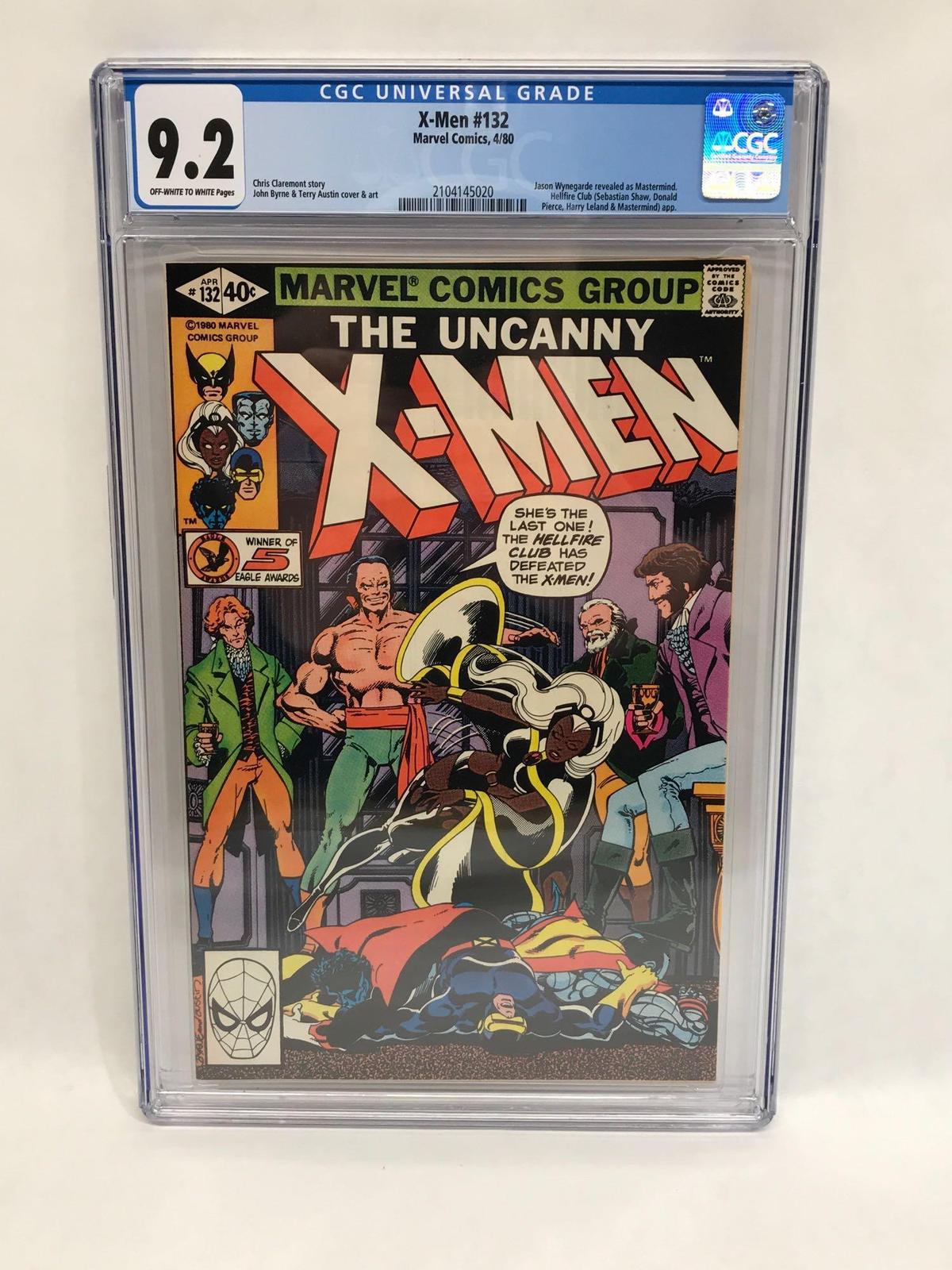 1980 Marvel X-Men #132 Comic CGC Graded 9.2