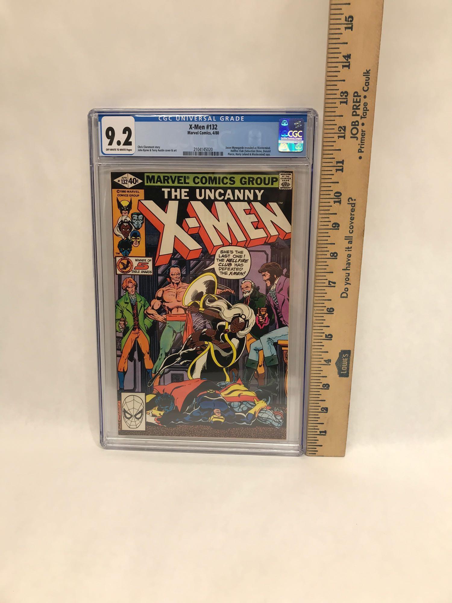 1980 Marvel X-Men #132 Comic CGC Graded 9.2